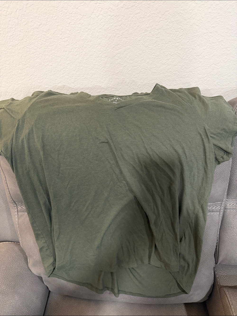 torrid Olive Green Crew Neck Tee